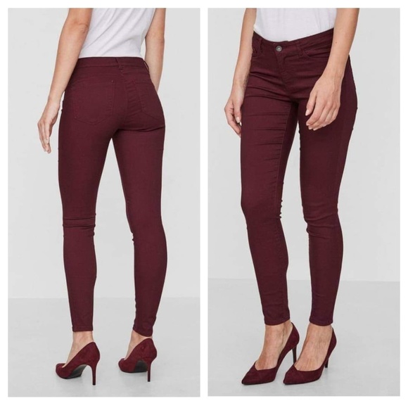 Flying Monkey Denim - New Women's Flying Monkey Marsala Skinny Jeans